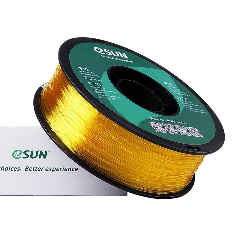 Áttetsző citromsárga PETG filament eSun 1.75mm