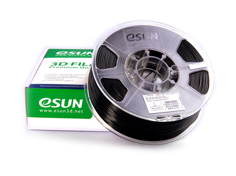 Fekete ABS+ filament eSun 1.75mm - 3dipar